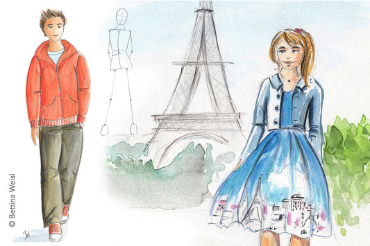 Wochenend-Workshop: Modezeichnen – Frühling in Paris - Samstag 14.03.26 von 10:00 bis 13:00 Uhr