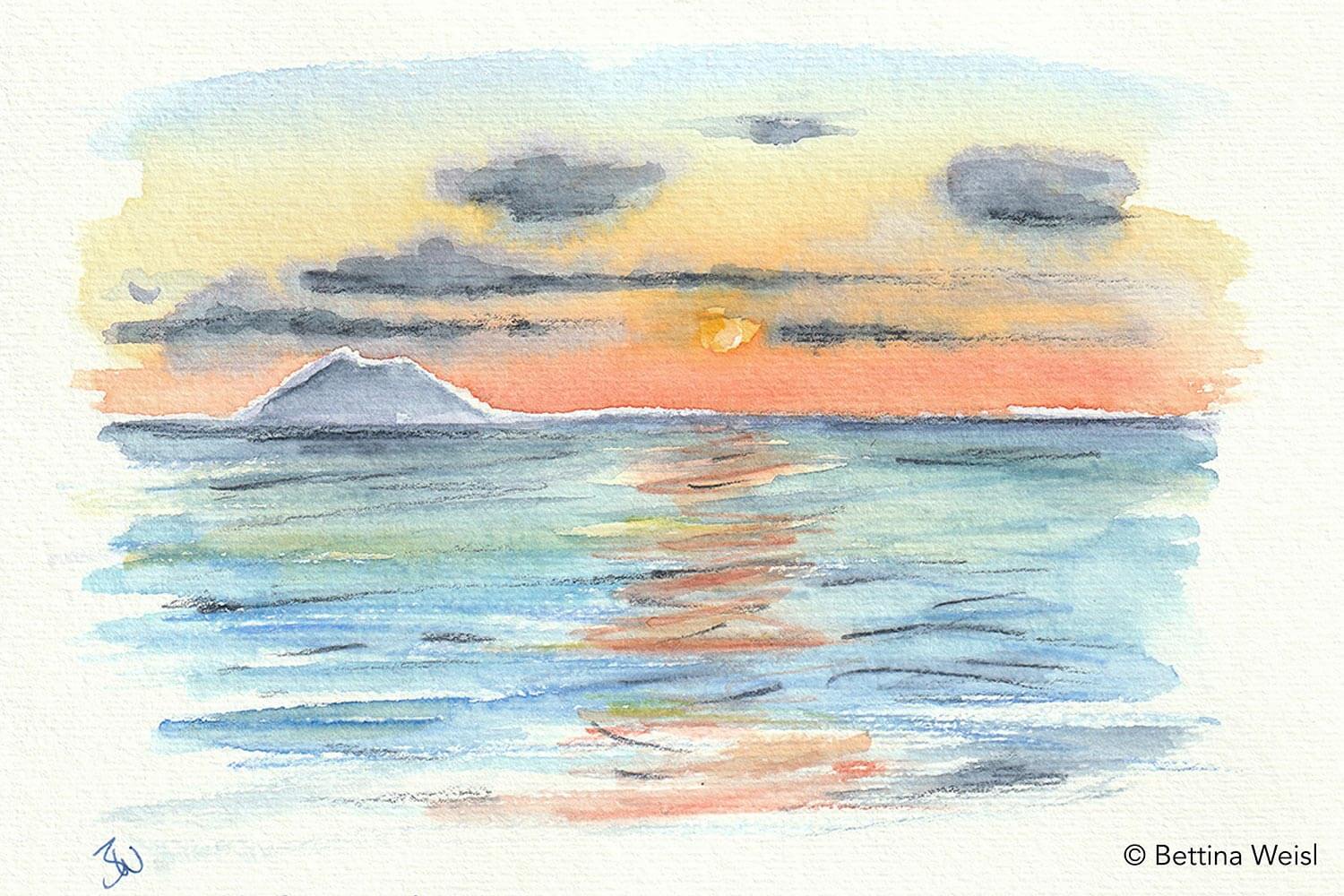 Wochenend-Workshop: Aquarellkurs Sommerlandschaft - Samstag 28.06.25 von 14:00 bis 17:00 Uhr