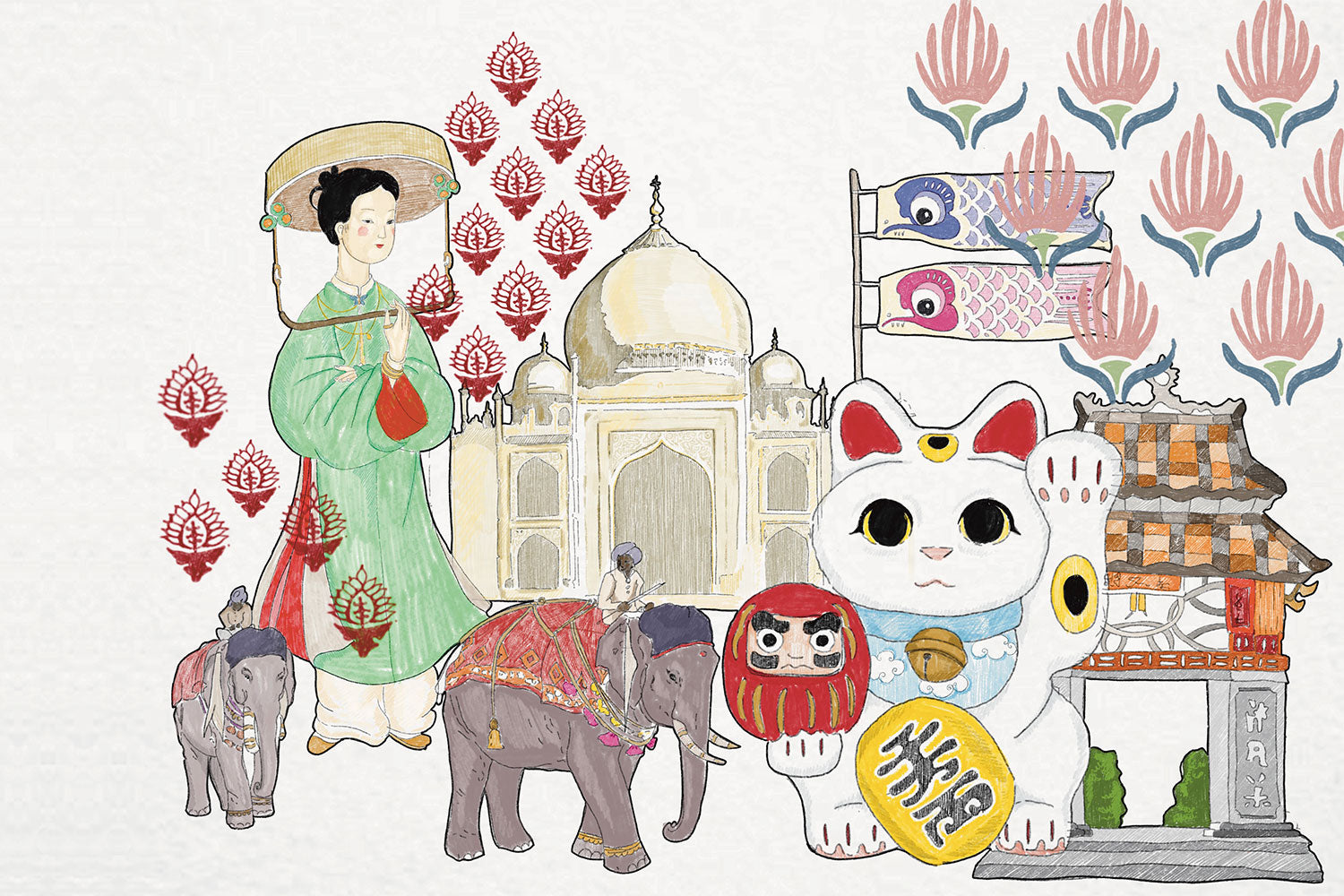 Ferien-Workshop: Reise nach Asien – vom 11.08. bis 14.08.25