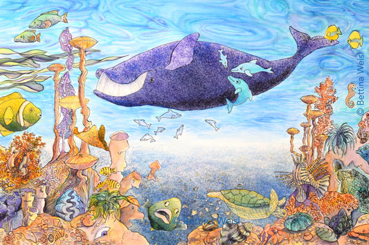 Wochenend-Workshop: Aquarellkurs – Die geheimnisvolle Welt der Meere - Samstag 07.03.26 von 10:00 bis 13:00 Uhr