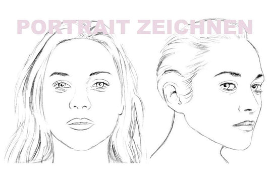 Wochenend-Workshop Kinder mit Eltern: Portraitzeichnen — von der ersten Skizze bis zur fertigen Zeichnung! -  Samstag 31.10.26 von 14:00 bis 17:00 Uhr