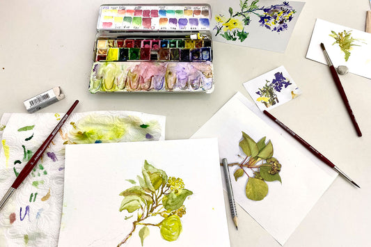 Blockkurs – Grundlagen der Aquarellmalerei – montags - 12.10. bis 30.11.26