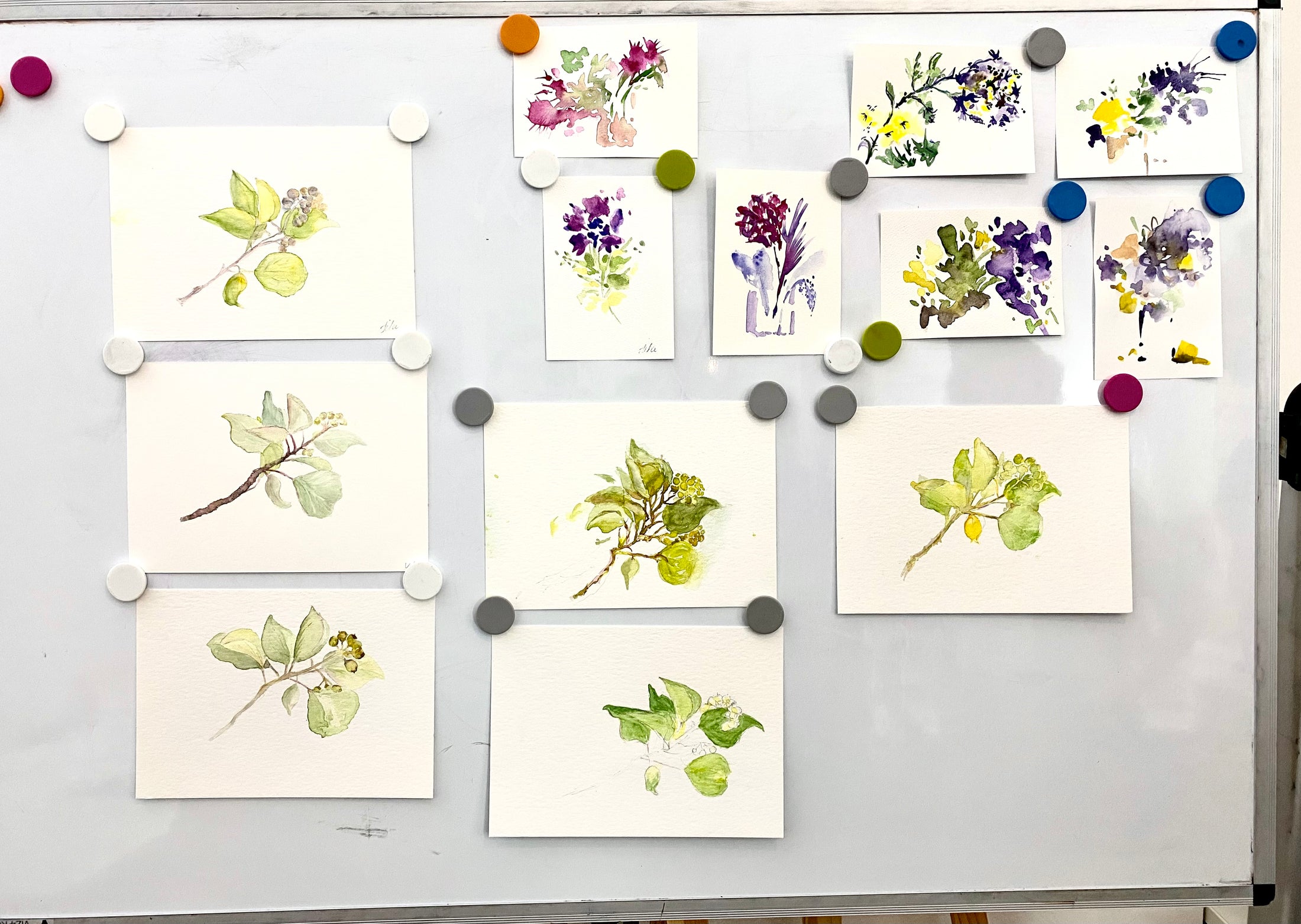 Blockkurs – Grundlagen der Aquarellmalerei – montags - 12.10. bis 30.11.26