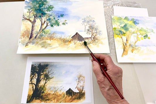 Blockkurs – Grundlagen der Aquarellmalerei – montags - 12.10. bis 30.11.26