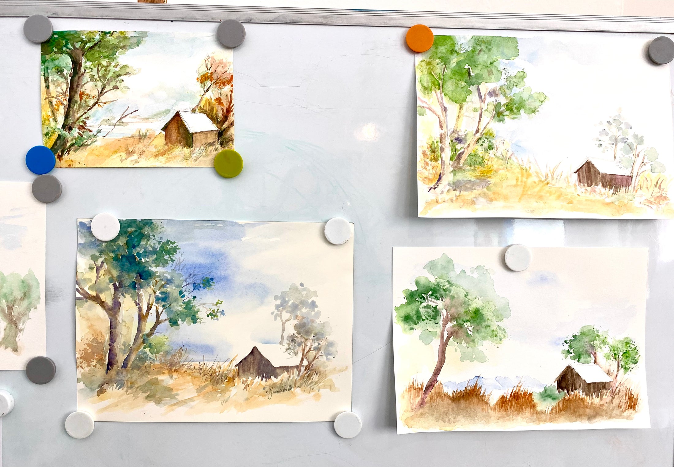 Blockkurs – Grundlagen der Aquarellmalerei – montags - 12.10. bis 30.11.26