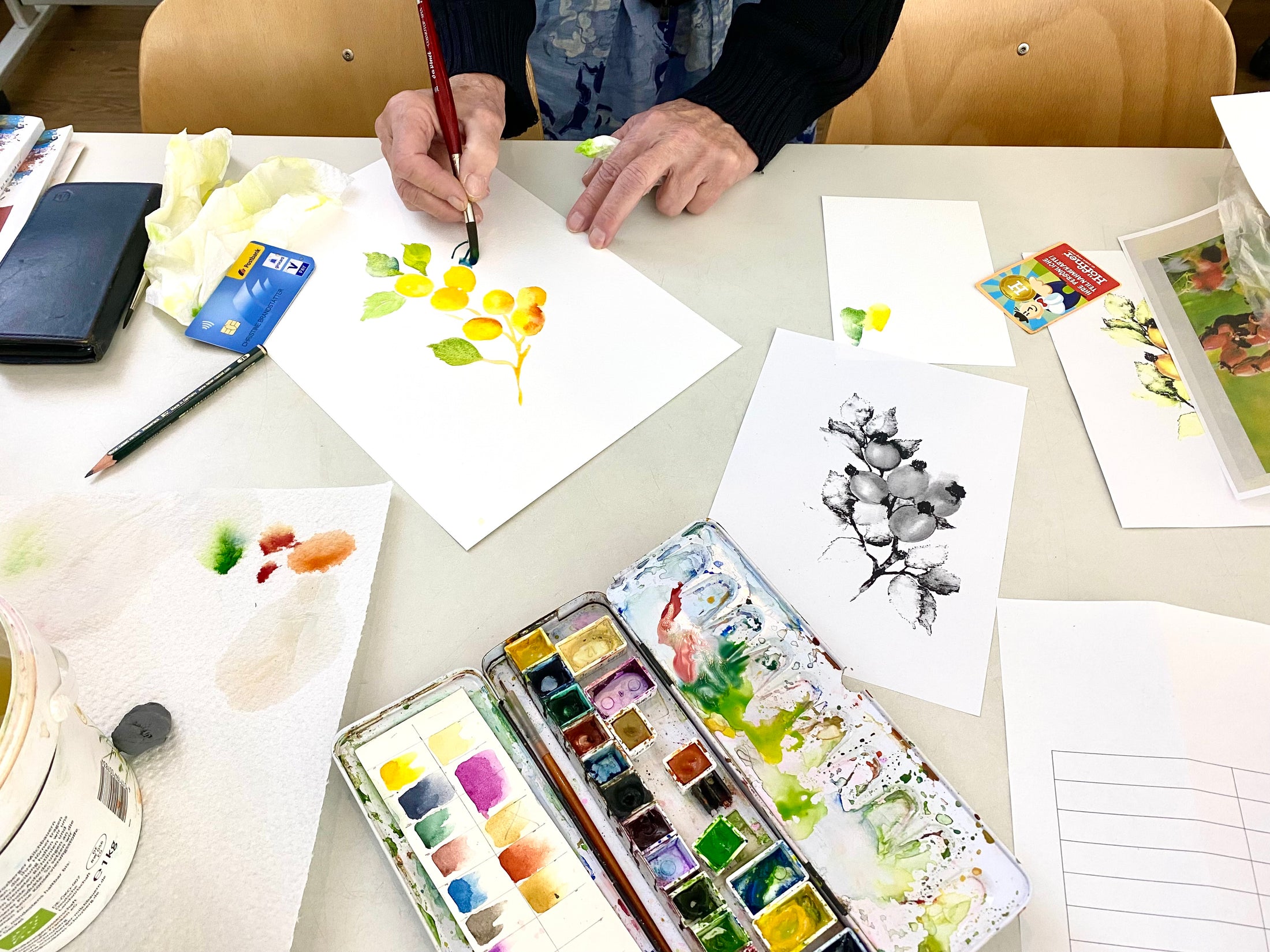 Blockkurs – Grundlagen der Aquarellmalerei – montags - 12.10. bis 30.11.26