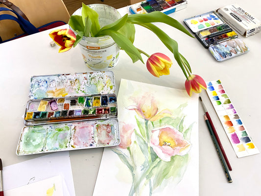 Blockkurs – Grundlagen der Aquarellmalerei – montags - 09.03. bis 04.05.26
