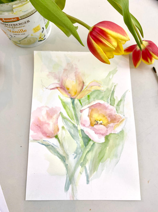 Blockkurs – Grundlagen der Aquarellmalerei – montags - 09.03. bis 04.05.26