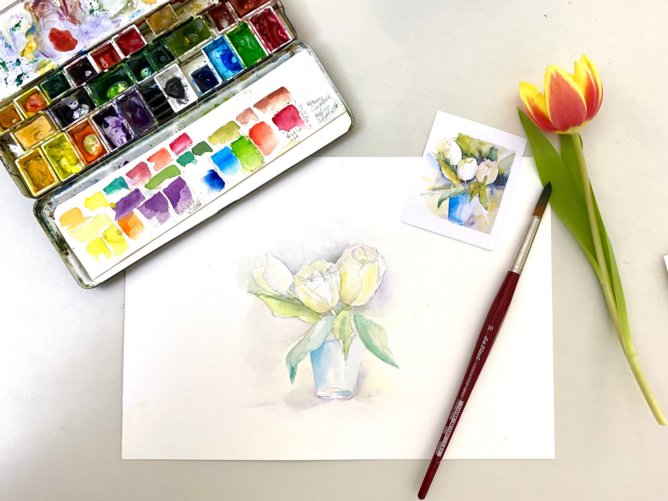 Blockkurs – Grundlagen der Aquarellmalerei – montags - 12.10. bis 30.11.26